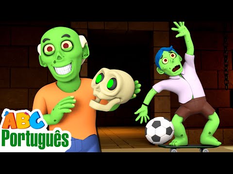 Família Zumbi Maluca | Aventura de Halloween | Músicas Infantis | Aqui Bebês Cantam