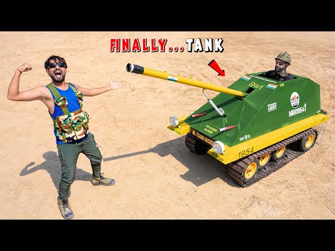 Finally...We Build Army Tank - अब होगा असली धमाका 😈 | Peak Male Content