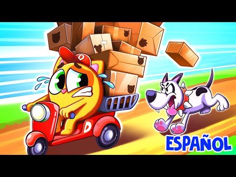 Súper equipo de reparto 😸 Más canciones infantiles divertidas 🐱🐨🐰🦁 y rimas de Baby Zoo Español