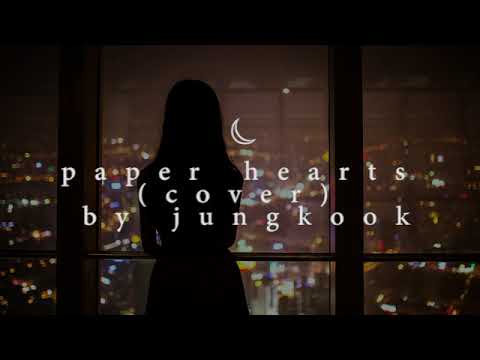 "paper hearts" (cover) - jungkook but he called you up in the middle of a rainy night