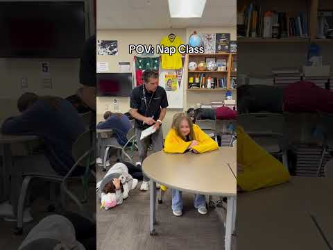 Nap Class academic machine. #teacher #napclass #funny