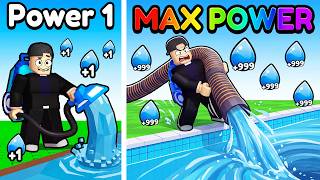 Making BILLIONS Draining The Water in Roblox