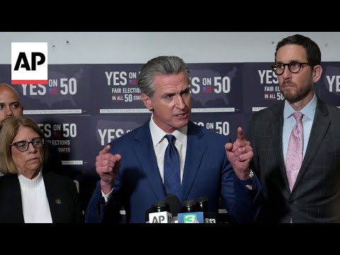 YouTube video thumbnail: Texas 'Shot the First Bullet': Newsom Signs Legislation for Special Election on Redistricting