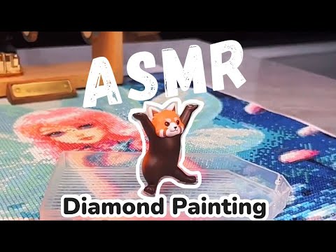 Super Satisfying ASMR✨Diamond Painting Relaxation💎No Talking