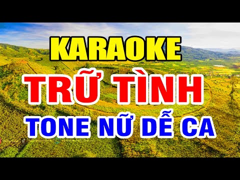 Karaoke Liên Khúc Tình Khúc Nhạc Vàng Bolero Dễ Hát Tone Nữ || Thà Trắng Thà Đen – Lại Nhớ Người yêu