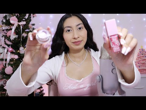 ASMR~Doing a Sugar Plum Fairy Makeup Look! ✨❄️💖