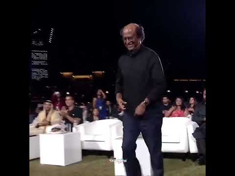 Thalaivar Rajinikanth - Legend don't expect any "Stage" but every "Stage" expect it's right Legend 💫