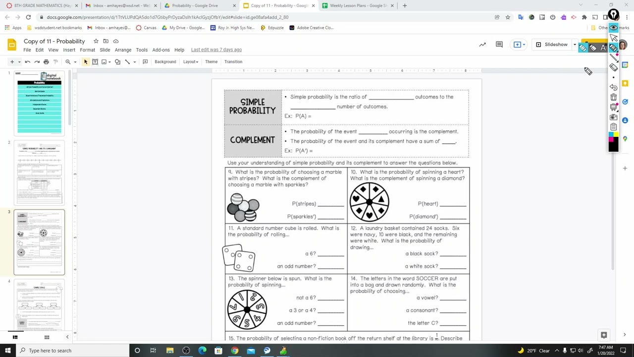 Understanding Probability and Its Complement