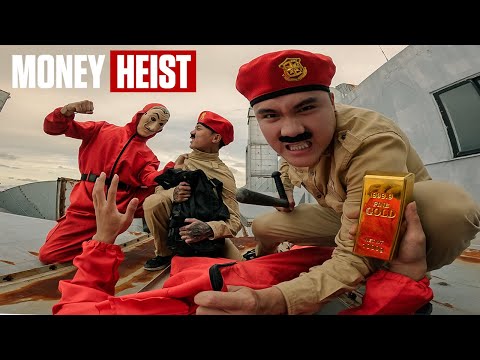 Parkour MONEY HEIST vs INDIAN POLICE in REAL LIFE "FIGHT BACK!!!" ( Epic Parkour Escape POV Chase )