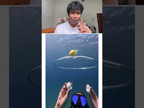 Can you put an egg through a bubble ring?? 😁