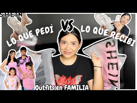 Lo que pedí vs Lo que recibí 🤔 / Outfits lindos en family | Haul SHEIN