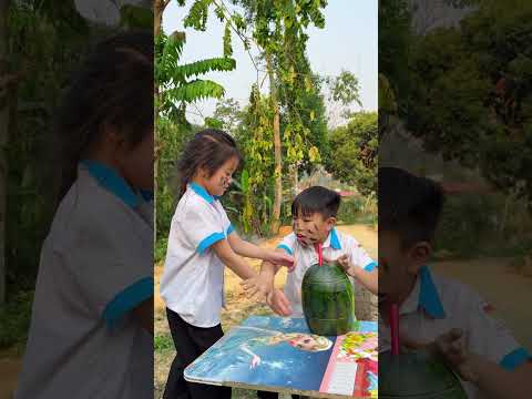 Cậu bé tốt bụng và các chò ảo thuật từ dưa hấu siêu ngon không có hồi kết#camping #shortsfee