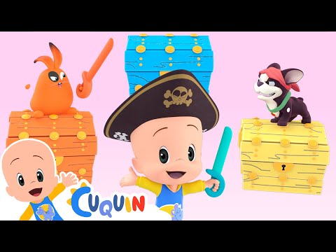 Pirate Cuquin's and his magic treasure chests | Learn a lot with Cuquin