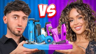 $100 Male vs $100 Female Barber Kit