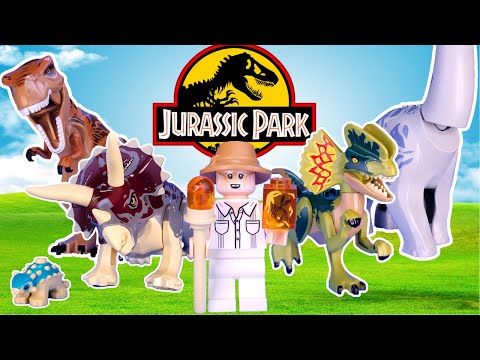 I Built a Huge Lego Jurassic Park!