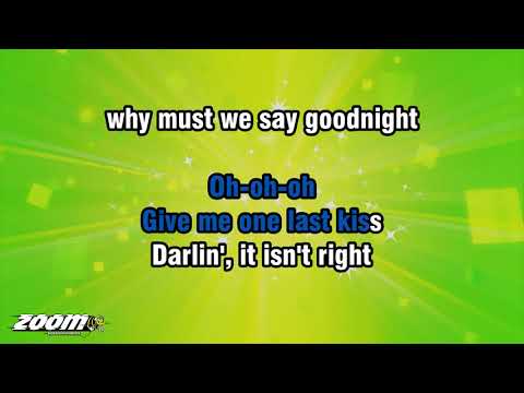 Bobby Vee – One Last Kiss – Karaoke Version from Zoom Karaoke