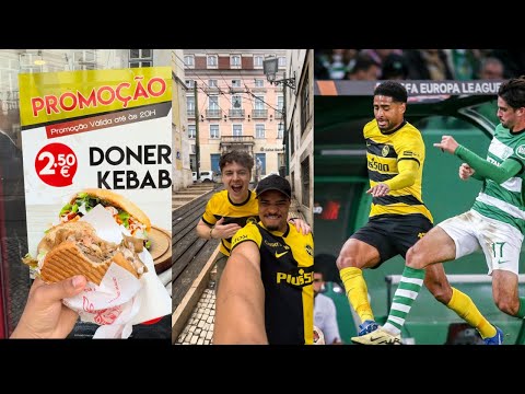 Sporting Lissabon vs. Young Boys UEL Stadionvlog und 2.50€ Döner tasting 🤣🇵🇹🔥