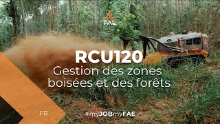 L’automoteur sur chenilles radiocommandé compact capable de broyer le bois jusqu'à 20 cm de diamètre