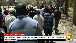 YouTube video thumbnail:  Maasai Mara University Lecturers and Staff Join Public Universities Strike 