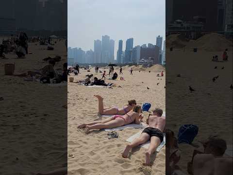 해운대 해수욕장 개장, 썬텐하는 사람들, HAEUNDAE BEACH OPENING.