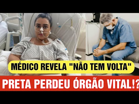 No hospital, Médico faz revelação sobre Preta Gil, infelizmente as notícias sobre a cantora...