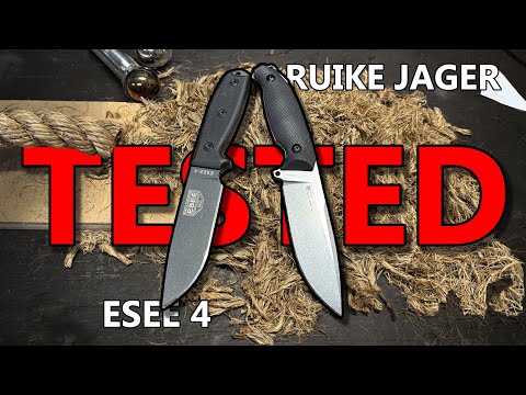 Esee 4 vs Ruike Jager F118!  Tested.