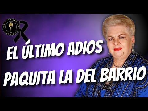 ¡￼Todos los detalles sobre la el homenaje a Paquita la del Barrio!