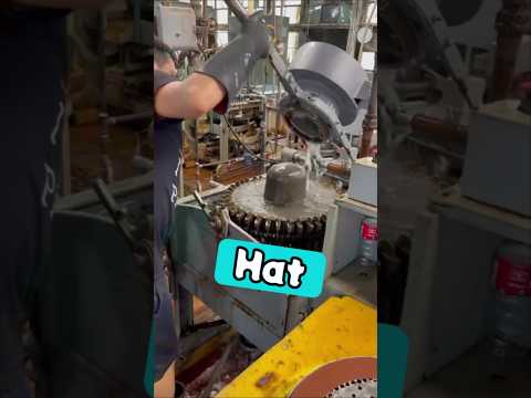 How Hats Are Really Made 🎩 The Art of Hat Making 🧵 #shorts #shortvideo #shortsfeed #shortsfeeds