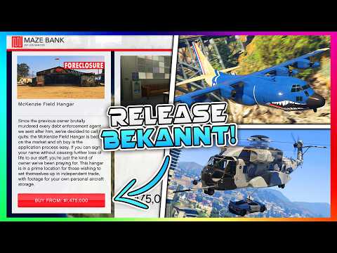 GTA Online - Neues Hangar Update, Titan 250D & PC Next Gen Release bekannt! | GTA 5 News