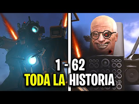 TODA LA HISTORIA EXPLICADA de SKIBIDI TOILET (1 - 62) en UN VIDEO!