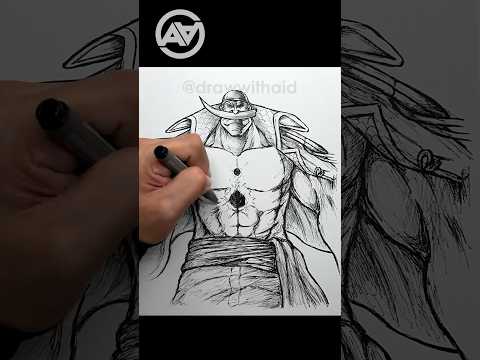 Drawing Whitebeard 🔥🤩 #drawing #art #onepiece #shorts #anime #sketch #whitebeard #manga #fanart