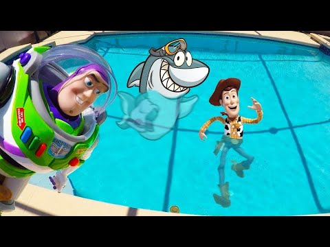 Toy Story 4 Swimming Pool Adventure at Ellie's Summer Camp