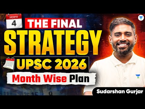 UPSC 2026 Strategy After Prelims | Month-Wise Plan, Booklist, Syllabus & Notes by Sudarshan Gurjar