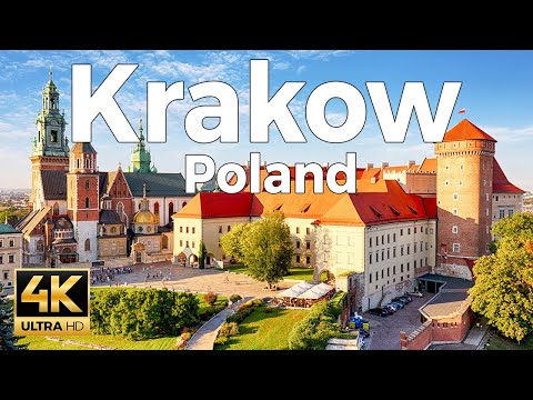 Krakow, Poland Walking Tour (4k Ultra HD 60 fps) - With Captions