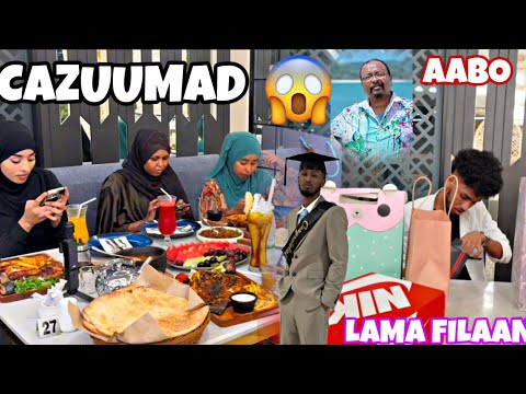AABO LAMA FILAAN HADAIYAD QAALI BALAN QAADAY IYO CAZUUMAD QURUX BADAN ..?