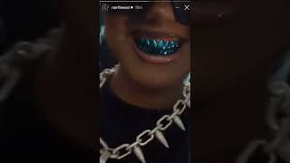 Kanye West daughter North West enjoying her dad’s concert on his second night at SoFi Stadium 🐐😎