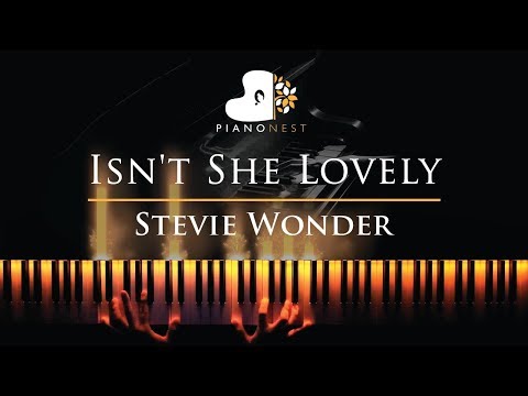 Stevie Wonder – Isn’t She Lovely – Piano Karaoke / Sing Along Instrumental Cover with Lyrics