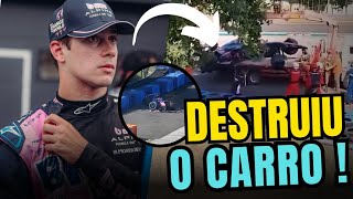 VIDEO MOSTRA ALPINE DO COLAPINTO DESTRUIDA | PILOTO JA ESTA DE VOLTA A PISTA | FORMULA 1
