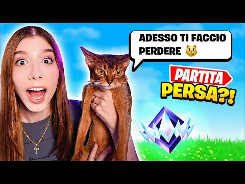 LA MIA GATTINA mi DISTURBA MENTRE GIOCO in RANKED UNREAL su FORTNITE! FORTNITE ITA