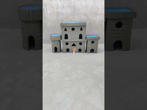 destroying a beautiful miniature clay house 😱#163