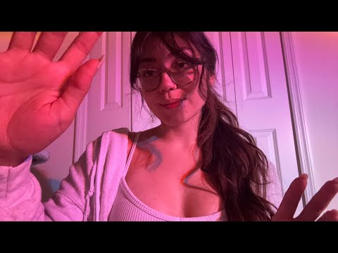 ASMR Soft Spoken Hand Movements, Mouth Sounds, Gripping  +