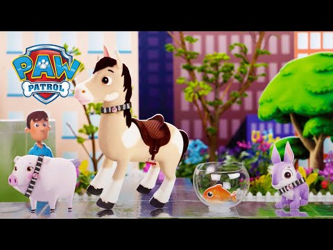 Kitty Crew Zoo! - PAW Patrol Toy Play Episode for Kids