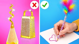 BATALHA ENTRE ALUNO E PROFESSOR! Truques Engraçados e Ideias de Arte Fáceis, por 123 GO! GOLD