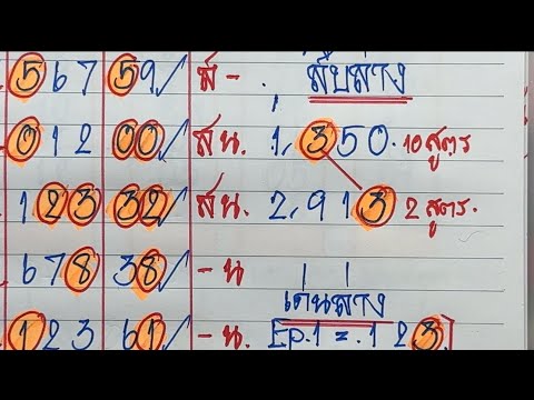 สูตรเด่นล่าง📚ชน3สูตร🦋🦋ตัวเดียว🐣2=21👍งวดวันที่2มกราคม2568ep7M