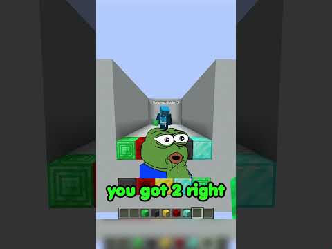 match the colors quick #shorts #minecraft #minecraftshorts