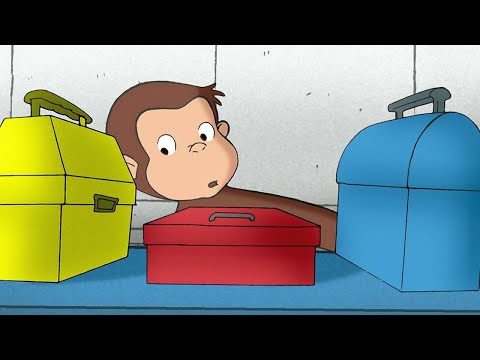 Le gros bulldozer rouge 🐵 Georges le Petit Singe 🐵 Dessins Animés