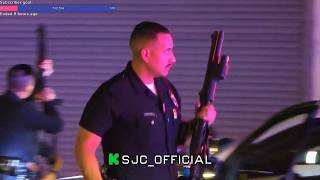 I Stumbled Into a Major Police Stop on Santa Monica Blvd After a Long Delivery Shift