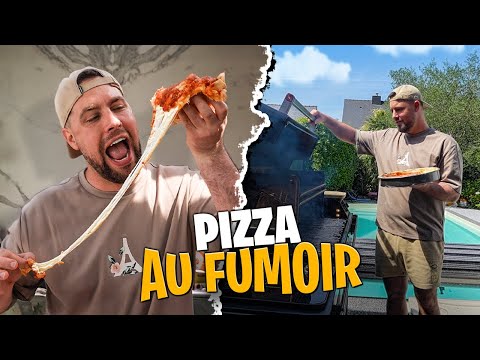 Je prépare des Pizza au Fumoir pour tout le monde ! (Pizza deep dish extra cheeeeeese)