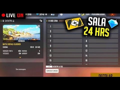 💎 FREE FIRE AO VIVO 💎JOGANDO COM ESCRITO 4V4 🔥 VALENDO DIAMANTES PERSONALIZADA AGORA