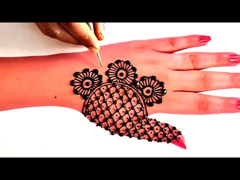 New back hand mehndi design | hariyali teej special mehndi design | mehandi ki design 